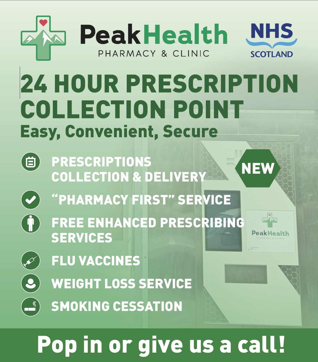 24 Hour Prescription Collection Point